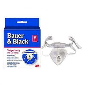 3M Bauer & Black Scrotal Support Suspensory With Leg Straps Health Products