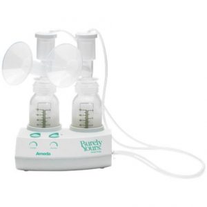 AMEDA Evenflo Purely Yours Breast Pump with Two Bottles Dual Kit Health Products