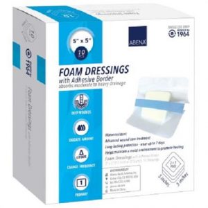 Abena Foam Dressing With Adhesive Border Health Products