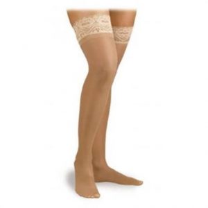 Activa Ultra-Sheer Lace Top Thigh High Compression Socks 9-12 mmHg Health Products