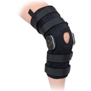 Advanced Orthopaedics TM Wrap Around Hinged Knee Brace Health Products