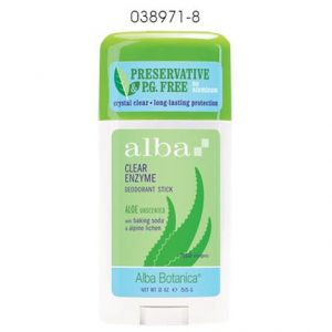 Alba Botanica Clear Enzyme Deodorant Stick Health Products