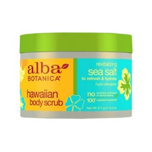 Alba Botanica Hawaiian Revitalizing Sea Salt Body Scrub Health Products