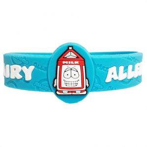 AllerMates Dairy Allergy Alert Bracelet Health Products