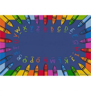 Alphabet Crayon Educational Rugs Health Products