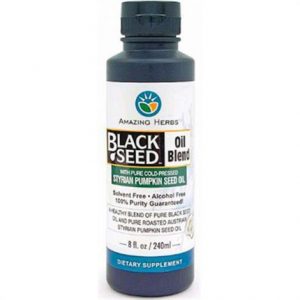 Amazing Herbs Black Seed And Styrian Pumpkin Seed Oil Blend Dietary Health Products