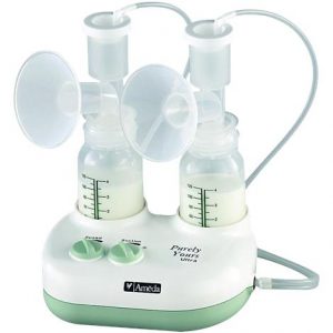 Ameda Evenflo Company Purely Yours Ultra Breast Pump with Custom Fit Flanges Health Products