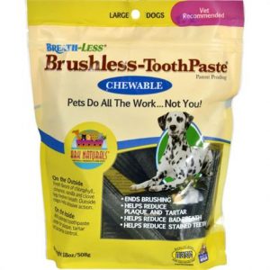 Ark Naturals Breath Less Brushless ToothPaste Chewable Large Dogs Health Products