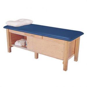 Armedica Maple Hardwood Treatment Table With Enclosed Cabinet Health Products