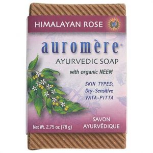 Auromere Ayurvedic Himalayan Rose Soap Health Products