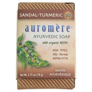 Auromere Ayurvedic Sandalwood Turmeric Soap Health Products