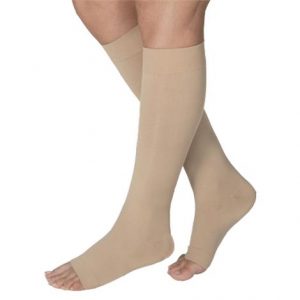 BSN Jobst Medium Open Toe Knee High 20-30mmHg Firm Compression Stockings in ite Health Products