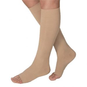 BSN Jobst Medium Open Toe Opaque Knee High 15-20mmHg Moderate Compression Stockings in ite Health Products