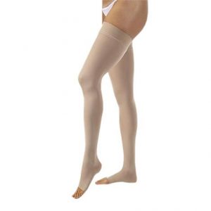 BSN Jobst Opaque X-Large Open Toe Thigh High 30-40mmHg Extra Firm Compression Stockings Health Products