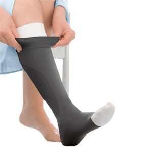 BSN Jobst Ulcercare Open toe Knee High 40mmHg Compression Stockings with Liner Health Products