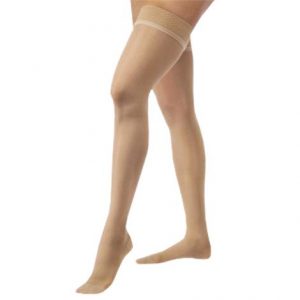 BSN Jobst Ultrasheer Closed Toe Thigh High 15-20mmHg Compression Stockings With Silicone Dot Band Health Products