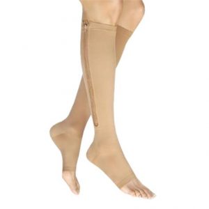 BSN Jobst Vairox Open Toe Knee High 30-40 mmHg Compression Stockings with Zipper Health Products