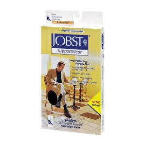 BSN Jobst for Men Classic Supportwear Closed Toe Knee High 8-15 mmHg Mild Compression Socks Health Products