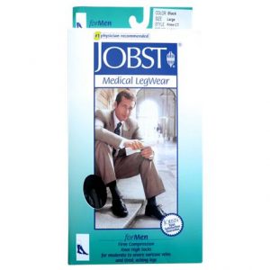 BSN Jobst for Men Closed Toe Knee High 20-30 mmHg Ribbed Compression Socks Health Products