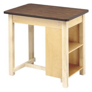 Bailey End Shelf Taping Table With H Brace Health Products