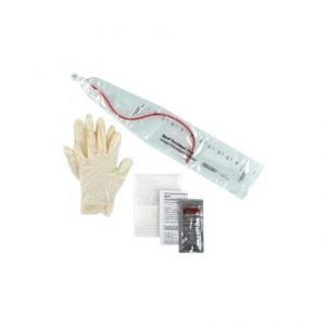 Bard Touchless Plus Unisex Red Rubber Intermittent Catheter Kit Health Products