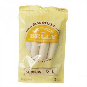 Better Belly Rawhide Chicken Liver Rolls Health Products