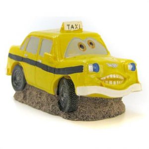 Blue Ribbon "Cars" Smiley Taxi Ornament Health Products