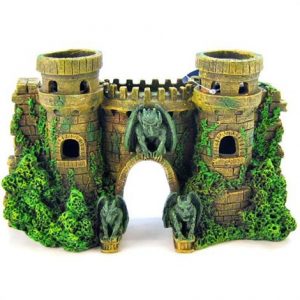 Blue Ribbon Castle Fortress with Gargoyle Ornament Health Products