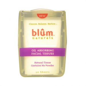 Blum Naturals Oil Absorbing Facial Tissues Health Products