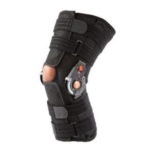 Breg Airmesh Recover Open Back Wraparound Knee Brace Health Products