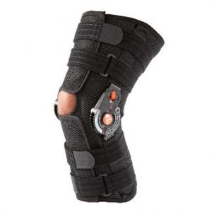 Breg Recover Neoprene Open Back Wraparound Knee Brace Health Products