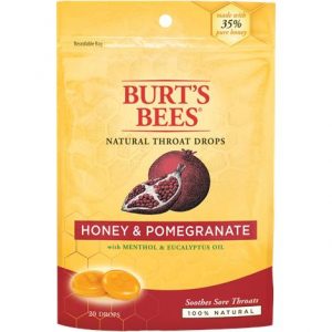 Burts Bees Honey And Pomegranate Throat Drops Health Products