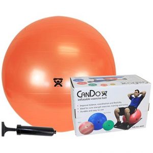 CanDo Inflatable Exercise Ball Economy Set Health Products