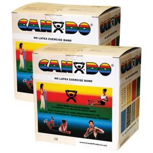 CanDo Latex Free 100 Yard Exercise Band Rolls Health Products