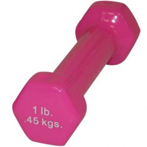 CanDo Vinyl Coated Cast Iron Dumbbell Health Products