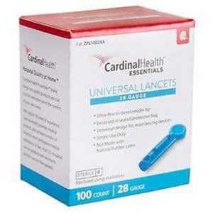 Cardinal Health Essentials Universal Safety Seal Lancet 30G Health Products