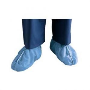 Cardinal Health Fluid-Resistant Dura-Fit Anti-Skid SMS Shoe Covers Health Products