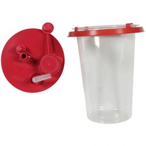 Cardinal Health Medi-Vac Semi-Rigid Suction Canister Liner With Lid Health Products