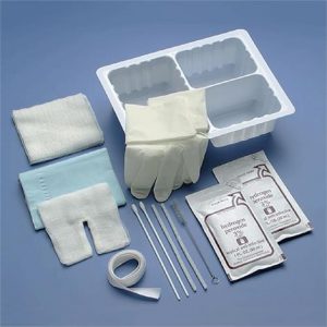 Cardinal Health Tracheostomy Care Set with Three-Compartment Tray Health Products