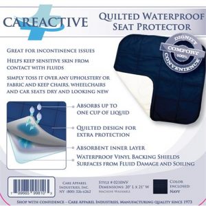 CareActive Quilted Waterproof Seat Protector Health Products