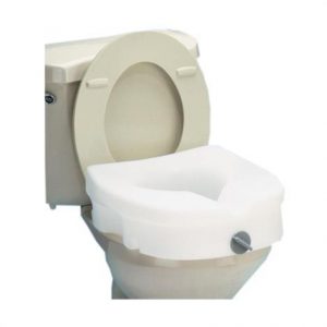 Carex E-Z Lock Raised Toilet Seat Health Products