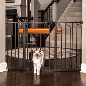 Carlson Design Studio Extra Wide Walk-Thru Gate with Door Health Products