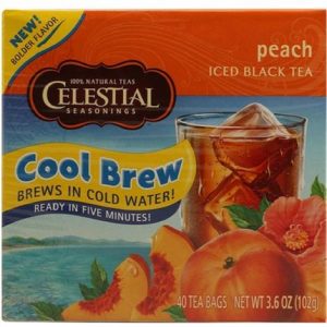 Celestial Seasonings Peach Cool Brew Ice Tea Health Products