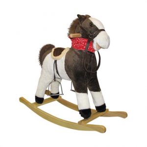 Charm Pinto Beans Rocking Horse With Moving Mouth and Tail Health Products