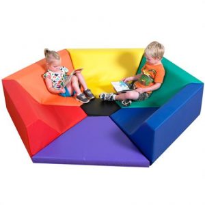 Childrens Factory Hexagon Happening Hollow Seating Health Products