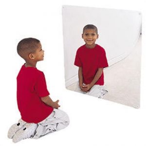 Childrens Factory Square Mirror Health Products