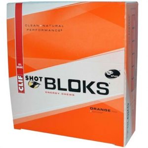 Clif Blok Orange And Caffeine Bars Health Products