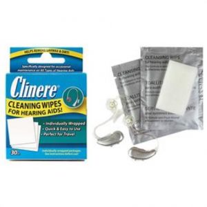 Clinere Hearing Aid Cleaning Wipes Health Products