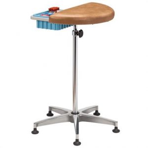 Clinton Half Round Stationary Phlebotomy Stand Health Products