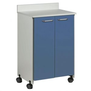 Clinton Mobile Treatment Cabinet with Two Doors Health Products